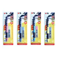 M & G באיכות גבוהה מכאני עיפרון 2B 2.0mm 1 עיפרון ו 1 תיבת מילוי במארז אחד קל כדי תצוגת מכאני עיפרון