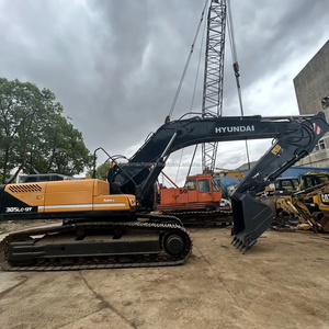 Excavadora usada Hyundai 305LC-9 de Corea, maquinaria de construcción con componentes centrales, engranaje de bomba de motor, excavadora hidráulica - Product Image 6
