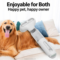 Brosse de toilettage silencieuse pour chats et chiens avec peigne à billes rondes pour massage cutané, compatible OEM/ODM