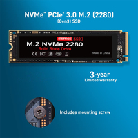 2230 2242 2280 1tb 2tb 512gb, Kustom kecepatan cepat Pcie3 Pcie4 Gen3 Internal M2 Nvme M.2 Ssd