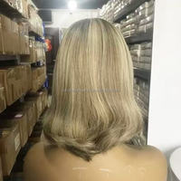Las mejores pelucas judías de seda de colores surtidos, atadas a mano, de cobertura completa, con cabello de doble densidad y cuero cabelludo realista para mujeres blancas.