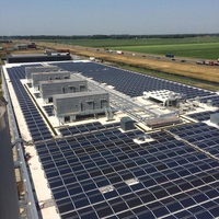 Système de supports de panneaux solaires pour toits plats East West Ballast Racking, supports de montage de modules photovoltaïques