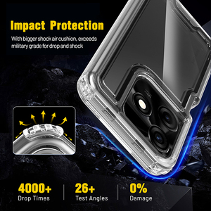 Rõ Ràng Trong Suốt Trường Hợp Điện Thoại Cho Infinix Thông Minh 10 Tecno Spark Đi 2 Chống Sốc 3 Lớp 360 Forro Fundas Para Telefonos Bìa - Product Image 6