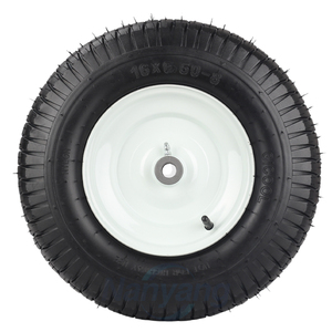 ยางรถตัดหญ้าแบบนั่งขับขนาด 16x6.50-8 พร้อมล้อ, ยางรถตัดหญ้าสำหรับรถแทรกเตอร์ในสวนขนาด 16x6.5-8nhs พร้อมลูกปืนขนาด 3/4 นิ้ว - Product Image 6