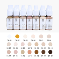 YD maquillage permanent Micropigmentation cicatrice Camouflage tatouage peau Camouflage vergetures Kit d'encres dissimulées