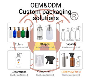 Dispensador de Bomba de Loción con Cuerpo de Rosca 28/400 Personalizado de Fábrica, Bomba de Jabón Negra, Blanca y Bronce, Botellas de <span class=keywords><strong>Champú</strong></span> y Acondicionador - Product Image 4
