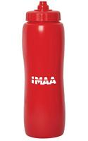 Bouteille d'eau sport en plastique souple personnalisée de 1000 ml (36 oz) sans BPA, anti-fuite, avec paille longue pour boire directement – Idéale pour le boxe et le hockey