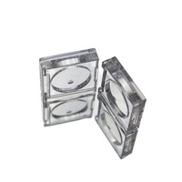 Usine de source Emballage cosmétique Boîte d'emballage Blush Flip Single Fard à paupières Emballage vide Mini Palette de fard à paupières mignon