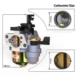Carburador para Motor Honda GX160 GX168 GX200 5.5HP 6.5HP, Compatible con Cortacésped, Generador, Bombas de Agua, Repuesto con Accesorios - Product Image 2