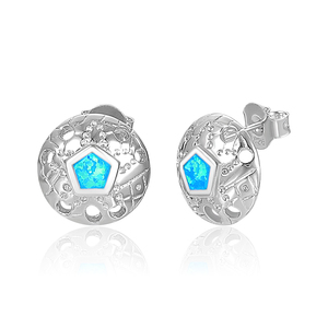 Warm Cloud Twilight Beach Rose Pendientes 925 Sterling Silver OPAL con Diamond Main StonePearl Pendientes <span class=keywords><strong>de</strong></span> gota Dreamy up Wind Love - Product Image 1
