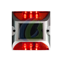 Livraison rapide, balise routière LED LS-03, borne solaire routière en aluminium, étanche IP68, capacité de charge de 20 tonnes
