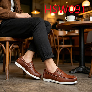 ZYF, Zapatos Náuticos Casuales de Estilo Continental con Cordones Hechos a Mano para Caminar por el Barrio, Antiolor, Zapatos Penny de Moda HSW091 - Product Image 3