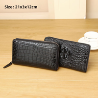 Tas untuk Wanita Merek Mewah Pola Kulit Buaya Tas Clutch Besar 2026 Dompet Slot Multi-Kartu Kelas Atas Baru Tas Tangan Modis