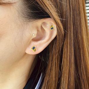 F136 <b>Titanium</b> Alloy <b>Stud</b> Earrings Inlaid Zircon Waterdrop Unisex Hot-selling Foreign Trade - Product Image 3