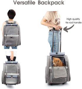 ÉCHANTILLON GRATUIT <span class=keywords><strong>Sac</strong></span> à <span class=keywords><strong>dos</strong></span> de transport <span class=keywords><strong>pour</strong></span> animaux de compagnie avec roulettes <span class=keywords><strong>Sac</strong></span> de voyage <span class=keywords><strong>pour</strong></span> chiens et chiots avec roulettes Chariot <span class=keywords><strong>pour</strong></span> <span class=keywords><strong>chien</strong></span> Approuvé par les compagnies <span class=keywords><strong>a</strong></span>ériennes - Product Image 5