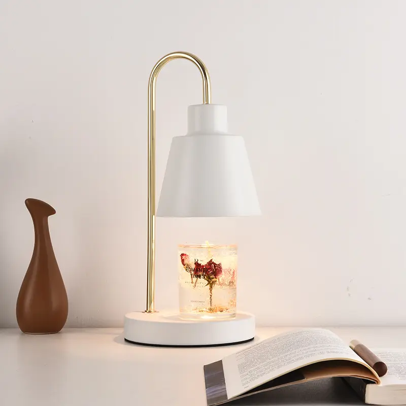 2023 nouveau Design coréen électrique brûleur d'encens parfum brûleur de cire bougie fondre plus chaud lampe de Table avec ampoules halogènes lampe de bureau