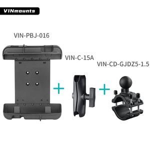 VINmounts Industrial 10 Inch Tablet <b>Holder</b> Kit with 360° Rotation Adjustable Heavy Duty Mount for Forklift Vehicle Equipment - Product Image 6