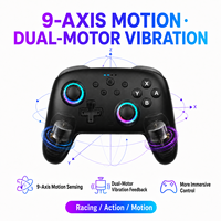 Control de Juego Inalámbrico S105 BT con Joystick RGB 3D Hall, Control de Movimiento de 9 Ejes, Compatible con Switch 2/Android/IOS/PC/TV Box