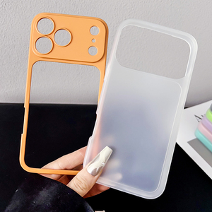 Funda Protectora para Teléfono Iphone 17 Pro Max, Color Caramelo Mate, Sensación de Piel, Protección de Lente de Cámara Esmerilada, Resistente a Golpes, Carcasa Rígida de PC - Product Image 5