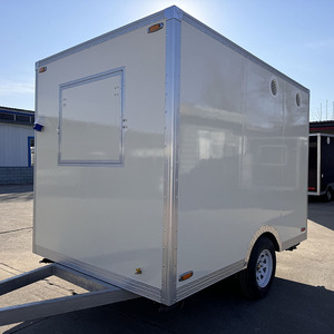 Rimorchio Mobile <span class=keywords><strong>Quadrato</strong></span> per Gelati, Caffè, Hamburger e <span class=keywords><strong>Pizza</strong></span> con Carrozzeria in Vetroresina, Food Trailer, Food Truck - Product Image 4