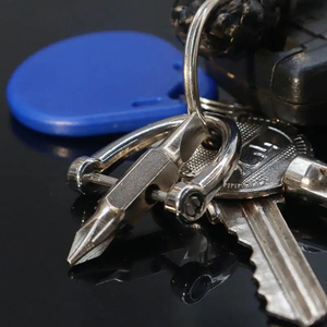 A0528 Porte-clés tournevis multifonction, outil de réparation, tournevis cruciforme et plat, gadget de poche, outils de démontage de vis - Product Image 6