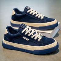 Chaussures de marche respirantes pour hommes 2026, style rétro, à lacets, tendance sportive, tige en PU, semelle intermédiaire en caoutchouc souple, semelle extérieure en plastique, couleur unie