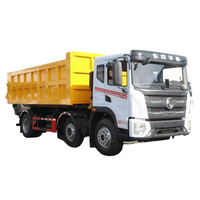 Camion benne hydraulique robuste 25 tonnes 6x4 avec bras de levage pour système de conteneurs déchets, véhicule de collecte des déchets, vente directe