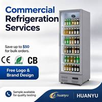 Vitrine réfrigérée pour la maturation du bœuf à température unique, congélateur, réfrigérateur à refroidissement par air, vitrine en verre pour l'affichage de la viande