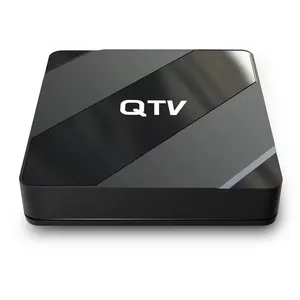 Android TV QTV BOX 2 G 16 G MYTV Online 5 G WLAN 4 K HD Video Internet Box Android Smart TV Dual WLAN Android 10 Satz oben