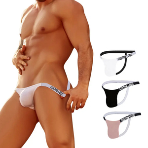 HAGO <span class=keywords><strong>uomo</strong></span> slip a vita bassa Sexy biancheria intima da <span class=keywords><strong>uomo</strong></span> Gay perizoma Sexy <span class=keywords><strong>Bikini</strong></span> - Product Image 2