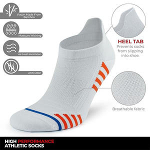 جوارب ركض قصيرة من الخيزران مضادة للبكتيريا - Product Image 2