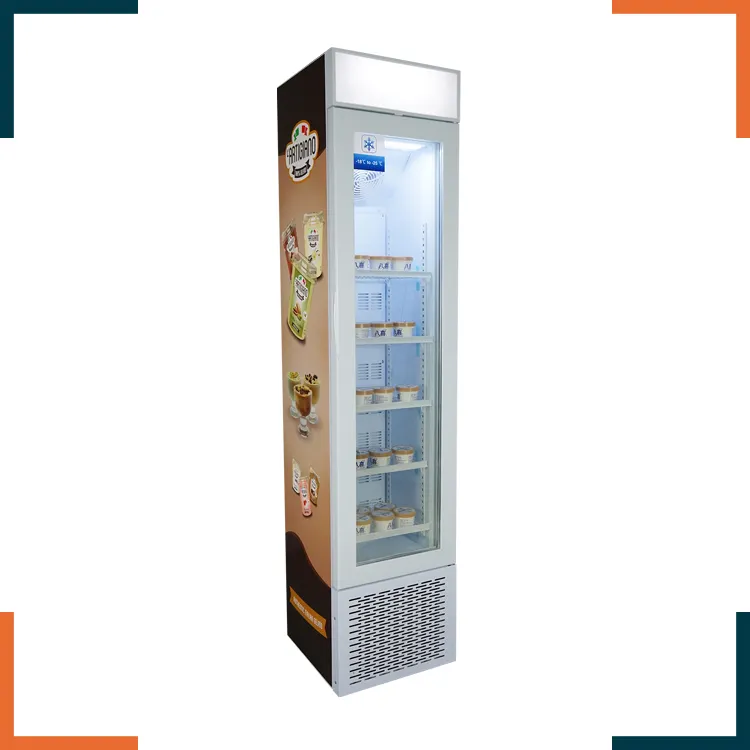 Meisda-expositor de helados vertical SD105B, gran oferta, congelador, 105L
