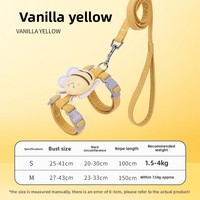 Tali Kekang dan Harness Kucing yang Dapat Disesuaikan, Tali Jalan Bentuk-I, Harness dan Tali Kucing untuk Berjalan, Anti Melarikan Diri