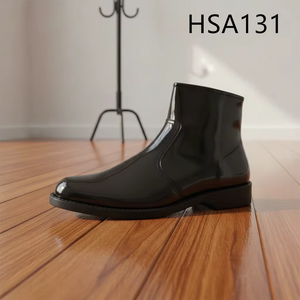 LXG, Chaussures habillées mi-montantes pour hommes en cuir de vache naturel Premium Club Sparkle, populaires en Malaisie, anti-ampoules, pour uniforme formel HSA131 - Product Image 1