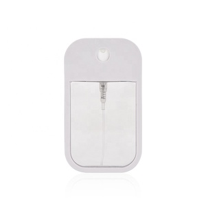 Vente en gros de flacon pulvérisateur en plastique de <span class=keywords><strong>poche</strong></span> de 40ml Bouteilles de parfum vides de forme carrée avec carte de crédit - Product Image 3