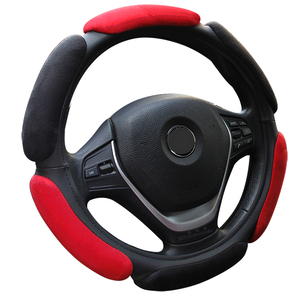 Cubierta antideslizante para <span class=keywords><strong>volante</strong></span> de coche, tela de flocado con diseño 3D, diámetro de 38CM, 95% - Product Image 2