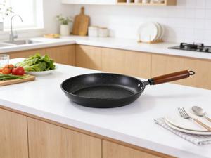 Poêle antiadhésive en pierre Maifan - Poêle à fond plat pour œufs, crêpes et steaks - Product Image 1