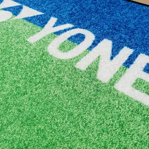 Custom Design Logo Doormats Nylon Surface Carpet With Rubber Backing Printed Customized Advertising Floor Mat