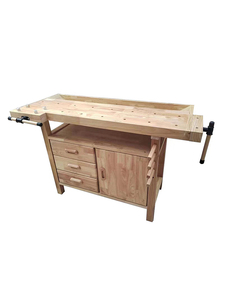 Établi <span class=keywords><strong>en</strong></span> <span class=keywords><strong>bois</strong></span> de grand étau de hêtre à vendre WB003 - Product Image 2