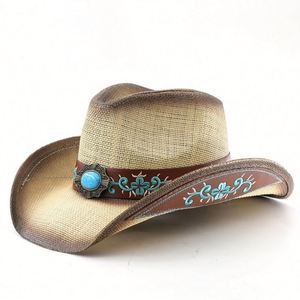 Vintage Anti Sunage <b>Hat</b> Men's Summer Outdoor Horse Riding Belt Accessory Big Eave Jazz <b>Hat</b> - Product Image 4