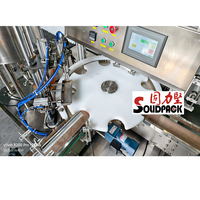 Machine de remplissage de scellage de tasse rotative de fromage de pâte de chocolat crème Solidpack automatique