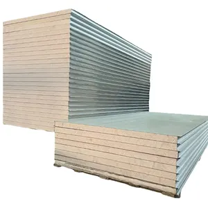핫 샌드위치 패널 GMP 인증 페놀 절연 보드 지붕 및 벽 컬러 스틸 샌드위치 패널