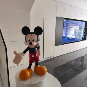 Escultura de <span class=keywords><strong>Mickey</strong></span> en Resina, Artesanía Personalizada en Resina, Decoración para el Hogar, Estatua de Ratón, Arte en Resina de <span class=keywords><strong>Mickey</strong></span> para Decoración Navideña - Product Image 3