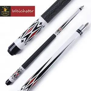 Weichster ביליארד בריכת מקל 1/2 מייפל עץ פיר 58 "13mm בורג על טיפ קיו