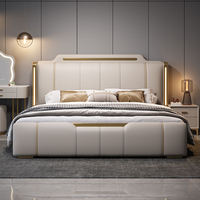 Modernes Luxus-Doppelsofa für Hochzeiten, Hochwertiges Leder-Holz-Sofa mit Weicher Rückenlehne, Verstellbare Drehfunktionen, Multifunktionales Polstersofa