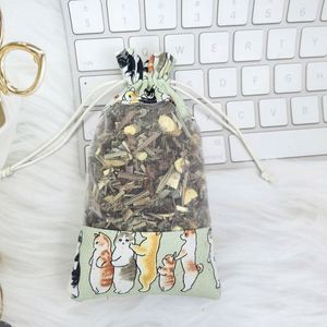 Bolsa de Algodón con Diseño de Ventana Semiabierta de Dibujos Animados, Bolsa para Hierbas, Repelente de Mosquitos Herbal Chino Portátil - Product Image 5