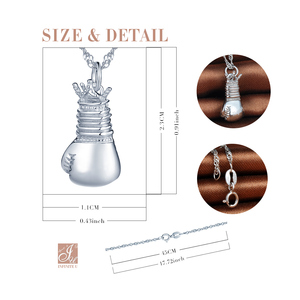 Punk bijoux de haute qualité collier pendentif <span class=keywords><strong>mauler</strong></span> de boxe en argent 925 - Product Image 2