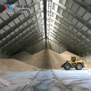 Almacén de Acero para Materiales a Granel para Propietarios de Negocios con Revestimiento Resistente a la Corrosión y Planos de Diseño - Product Image 1