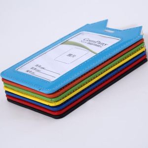 PU Faux Leather Cardholder with Multi-Card Slots Digital Printed Work Badge Student Lanyard Meal Card Holder - Product Image 3