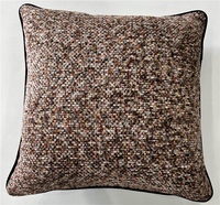 Housses de coussin décoratives personnalisées d'usine, nouvelles housses de coussin carrées modernes et colorées, housses de coussin luxueuses